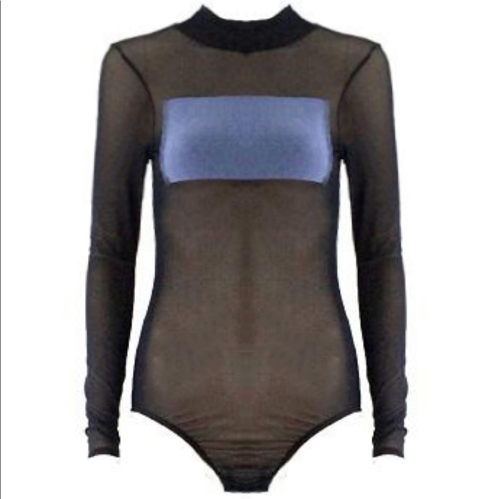 BRAND NEW 🔥NWOT New Age Rebel delta mesh bodysuit